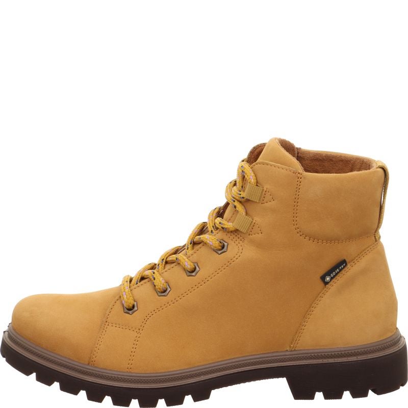 Legero MONTA Damen Schnürboots - Material: Leder in Gelb