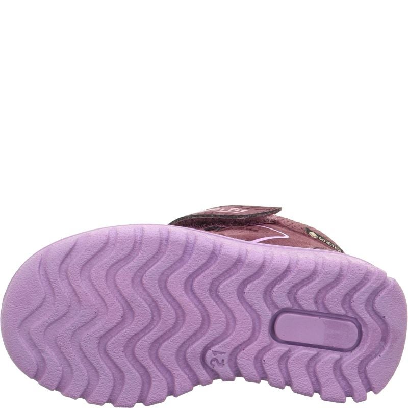 Superfit SPORT7 MINI Sneakers high - Material: Leder/Sonstiges Material/Texti in Red