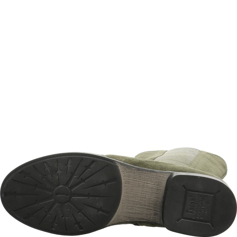 Think! AGRAT Damen Stiefelette - Material: Leder in Oliv