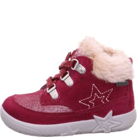 Superfit STARLIGHT Mädchen Boots - Material: Leder/Sonstiges Material/Textil in Rot